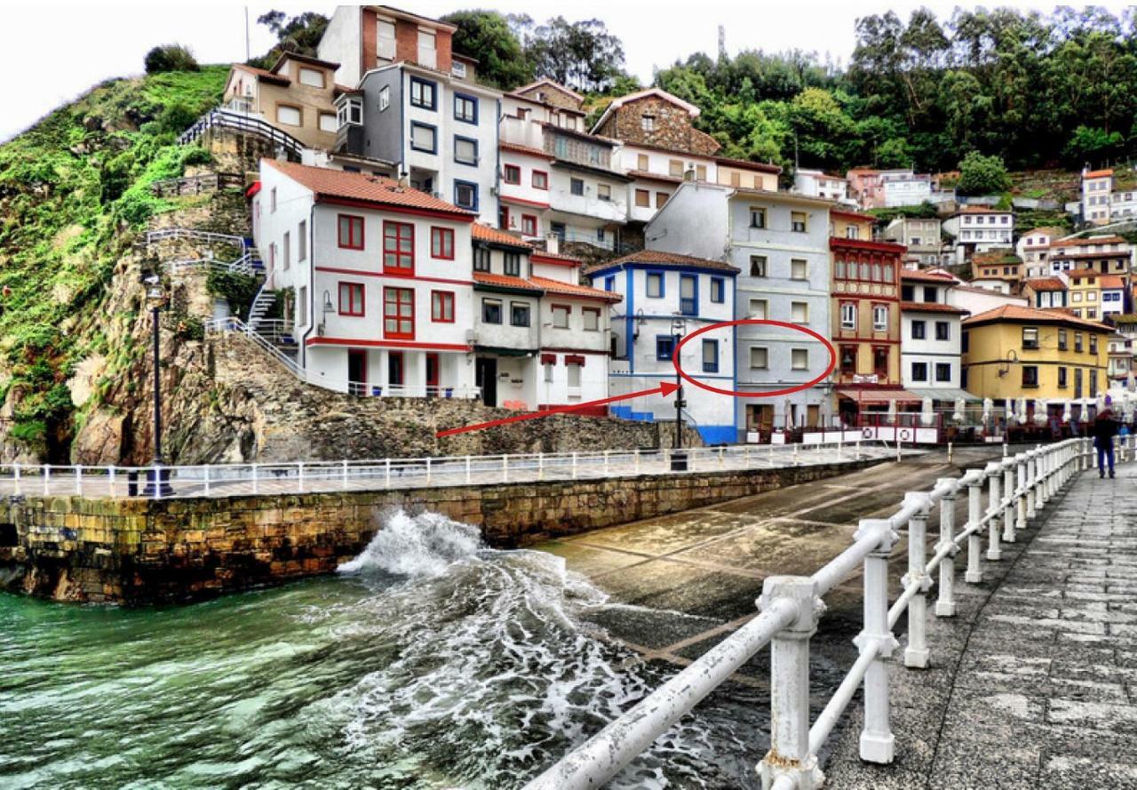 La Nana Del Mar / The Lullaby Of The Sea On Old Harbour Apartment Cudillero Bagian luar foto
