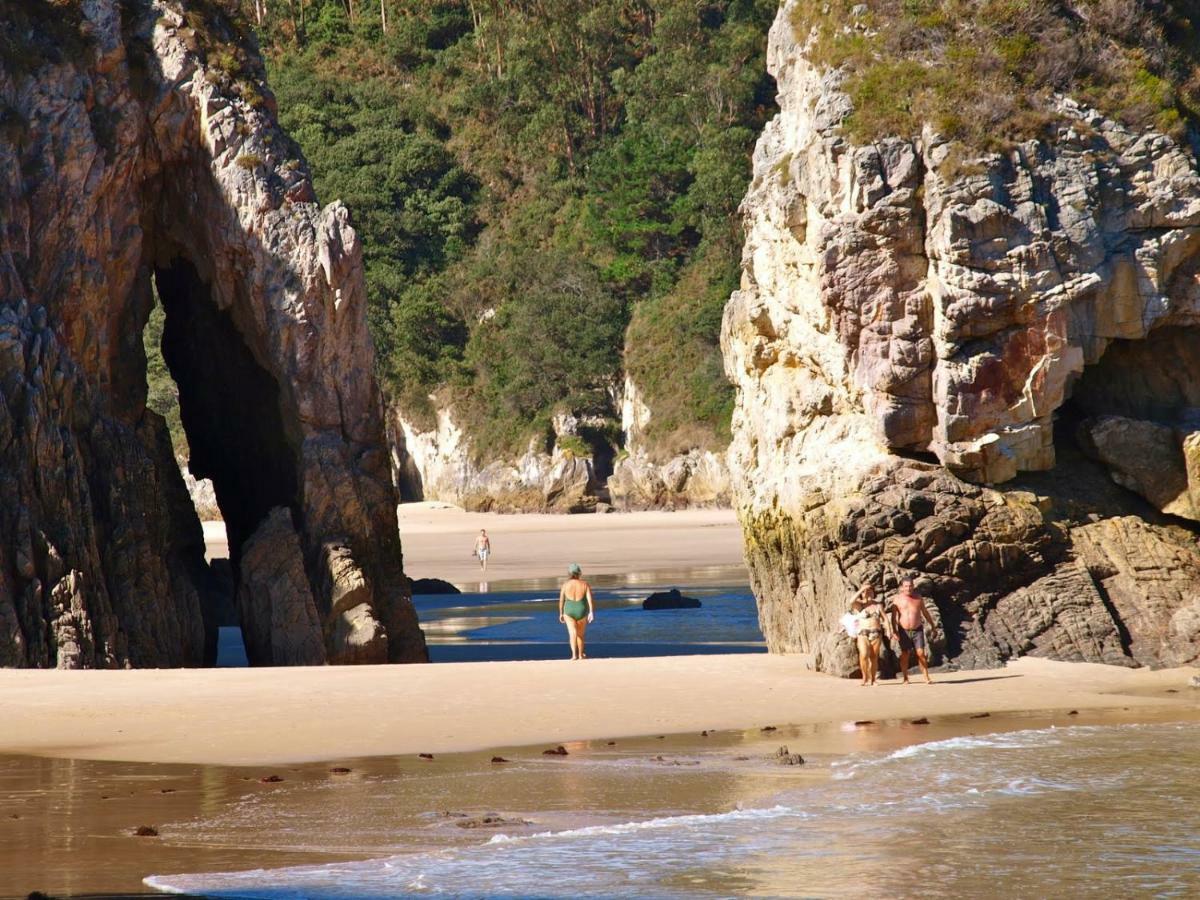 La Nana Del Mar / The Lullaby Of The Sea On Old Harbour Apartment Cudillero Bagian luar foto